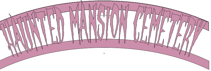 Double Arch *FOAM ONLY* Halloween Sign