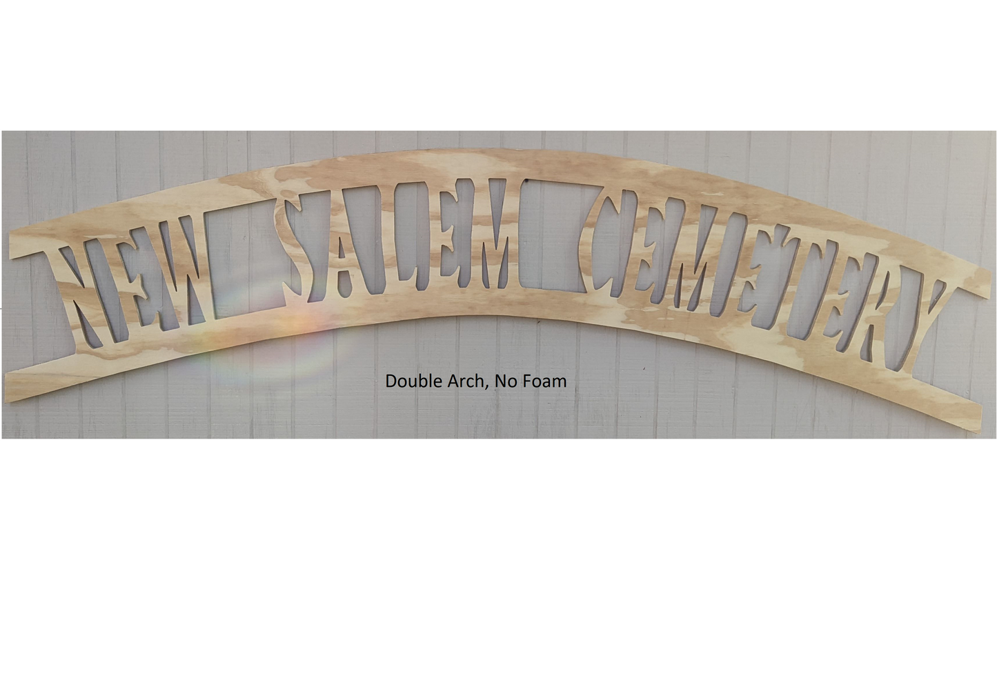 Double Arch Halloween Sign