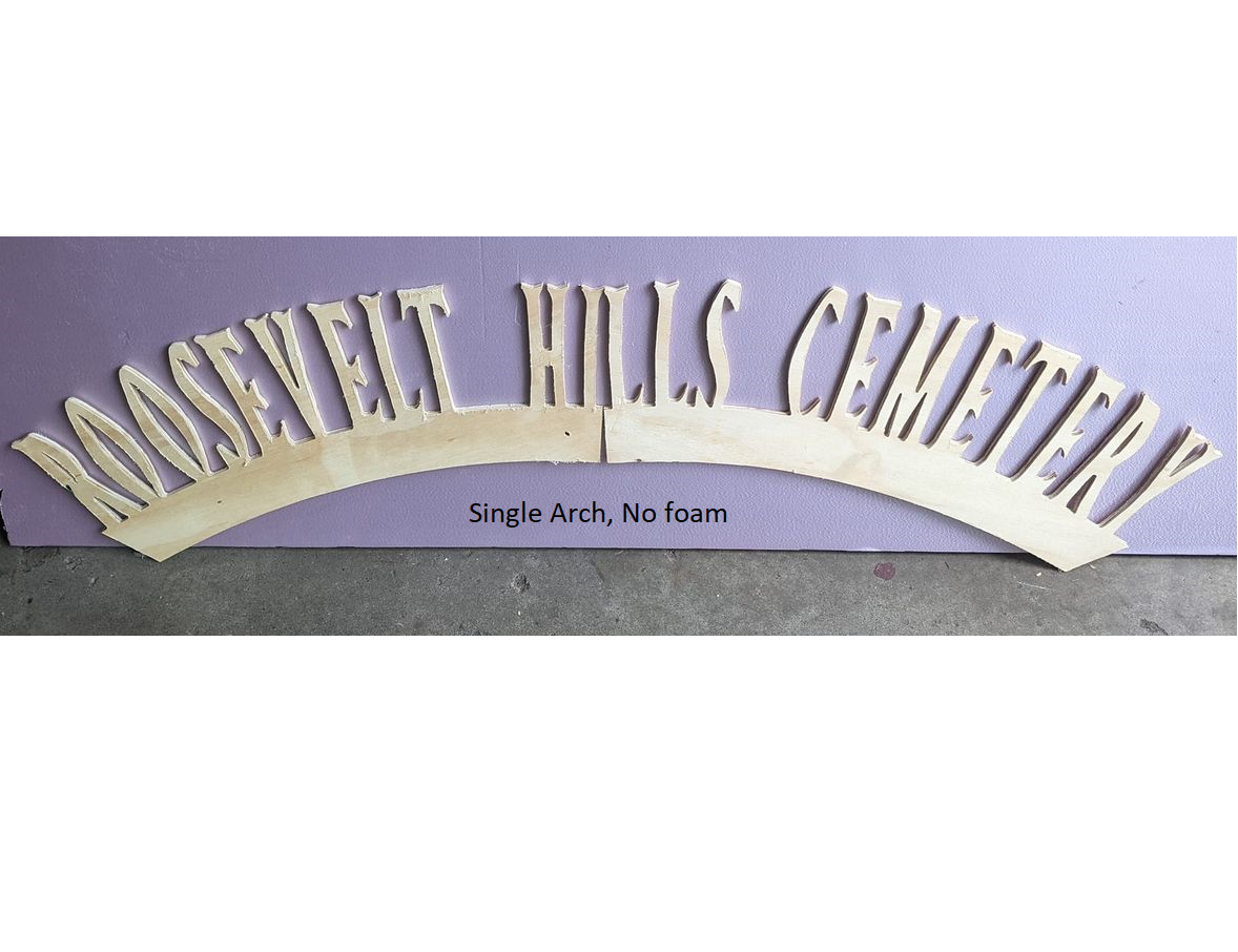 Single Arch Halloween Sign